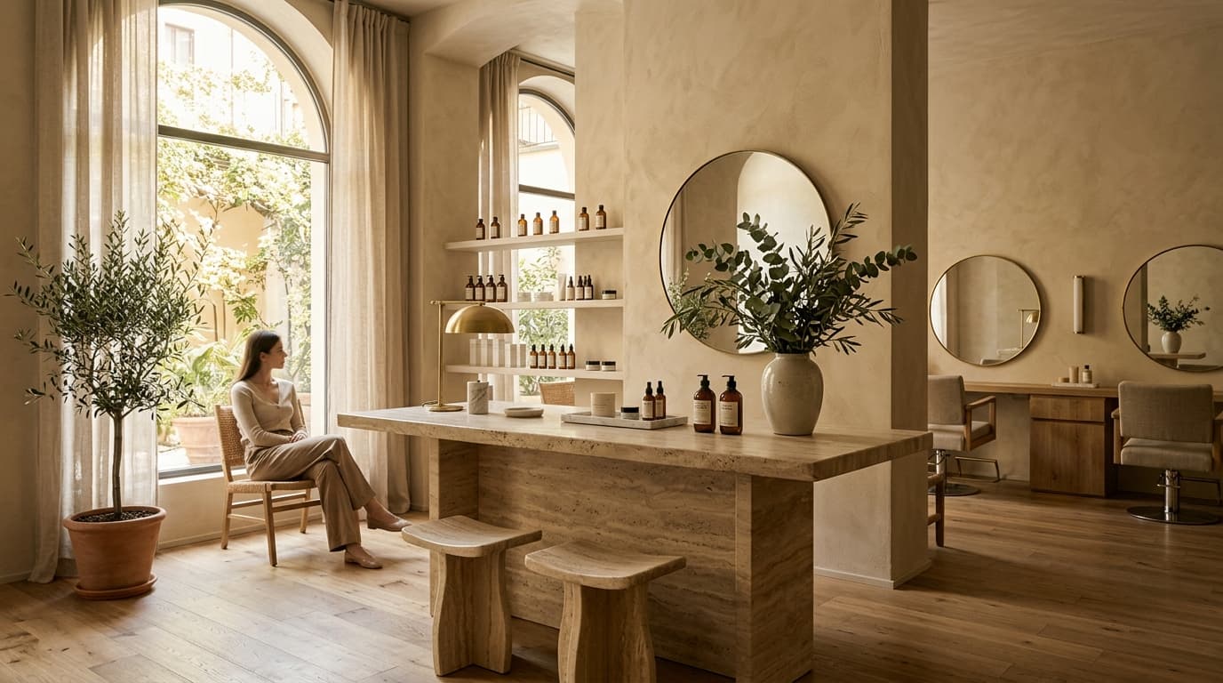 Architettura d'interni dello studio di bellezza a Mestre Venezia